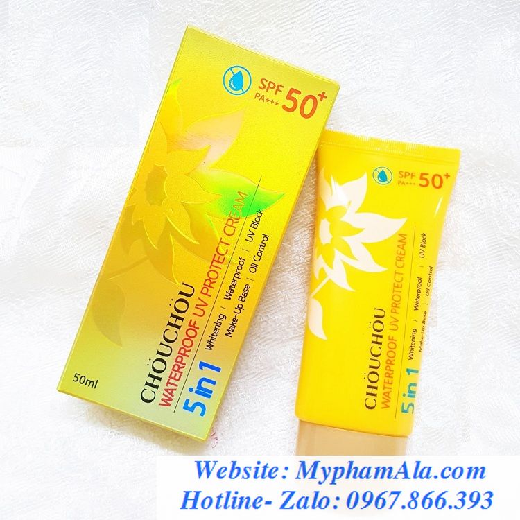 kem-chong-nang-chouchou-waterproof-uv-protect-cream-5in1