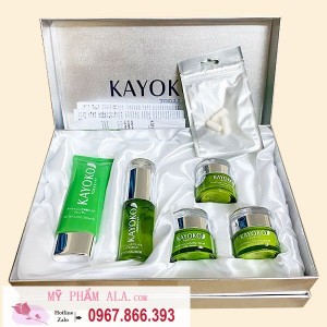 Kayoko 5in1- Bộ mỹ phẩm Kayoko xanh 5 trị nám dưỡng trắng da Nhật bản