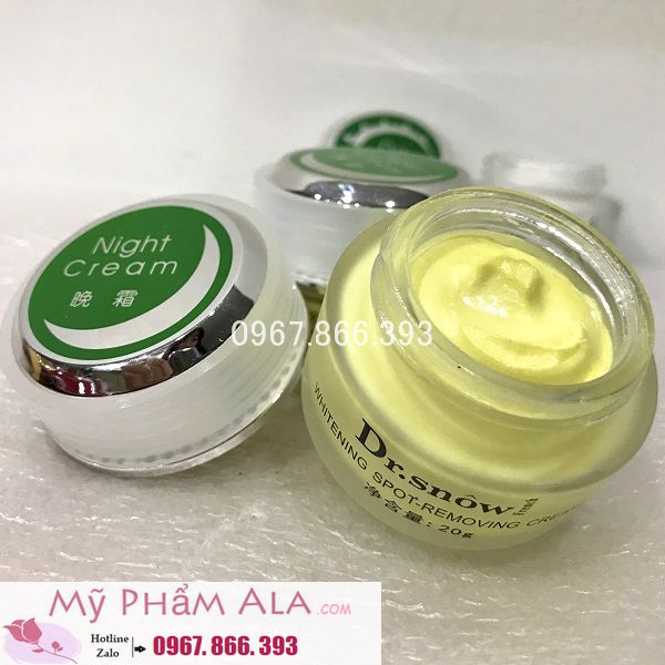kem vỗ bong trị nám dr Snow