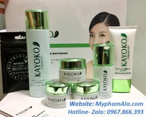 Bộ mỹ phẩm KAYOKO trị nám,tàn nhang trắng da cao cấp số một Nhật Bản ( Bộ 6)