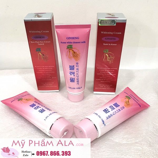 sữa rửa mặt ginseng trị nám