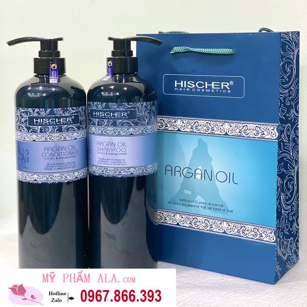 bo-dau-goi-hischer-argan-oil