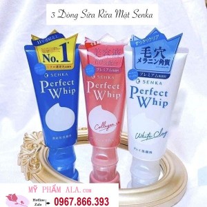 Sữa rửa mặt Senka Perfect Whip Collagen mẫu mới