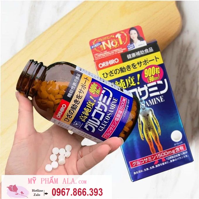 thuoc-bo-khop-Glucosamine-ORIHIRO-Nhật-Bản