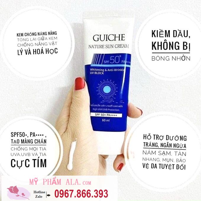 Kem chống nắng Guiche nature sun cream