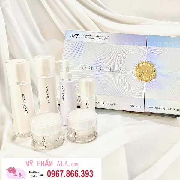 bộ kayoko plus 377 màu trắng